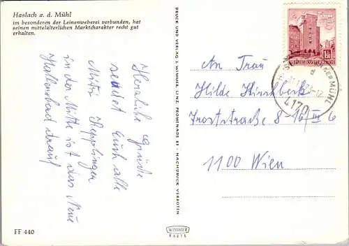 60068 - Oberösterreich - Haslach , an der Mühl , Mehrbildkarte - gelaufen 1973