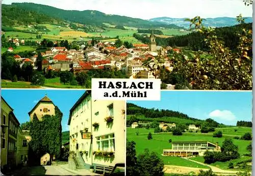 60088 - Oberösterreich - Haslach , an der Mühl , Mehrbildkarte - gelaufen 1977