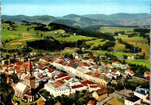 60091 - Oberösterreich - Haslach , an der Mühl , Panorama - nicht gelaufen