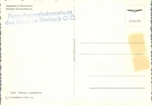 60091 - Oberösterreich - Haslach , an der Mühl , Panorama - nicht gelaufen