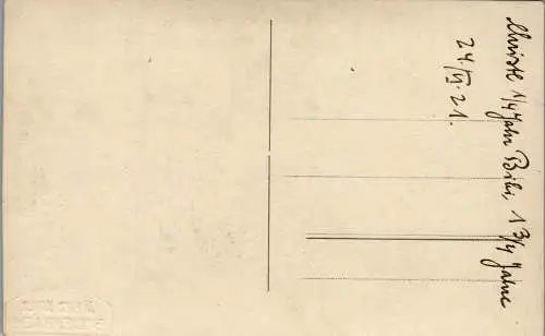 60104 - Aufnahme - Kinder , Zwei Kleinkinder - nicht gelaufen 1921