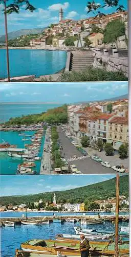 60146 - Kroatien - 10 Postcard , Opatija , Rijeka , Moscenicka Draga , Novi Vinodol , Crikvenica , Selce