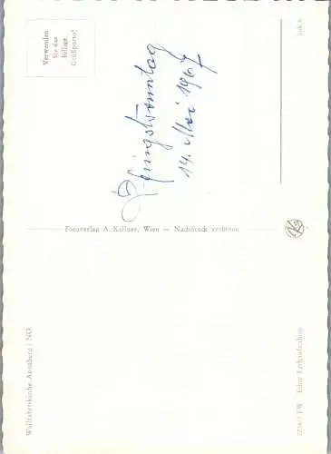 60149 - Niederösterreich - Annaberg , Wallfahrtskirche - nicht gelaufen 1967