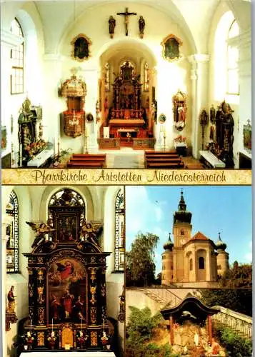 60164 - Niederösterreich - Arstetten , Pfarrkirche - nicht gelaufen 1983