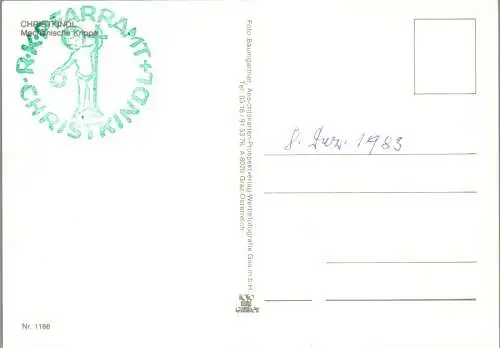 60168 - Oberösterreich - Christkindl , Mechanische Krippe - nicht gelaufen 1983