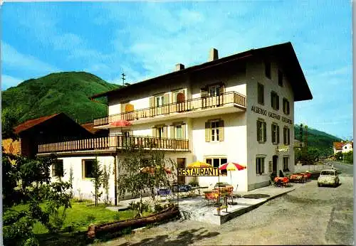 60184 - Italien - Vinschgau , Venosta , Gasthof Edelweiss , Restaurant Goldrain , Fam. Tappeiner - nicht gelaufen 1968