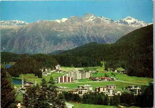 60187 - Schweiz - St. Moritz Bad , mit Poloplatz - nicht gelaufen 1968