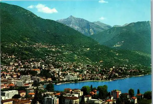 60195 - Schweiz - Locarno , Veduta Aerea - nicht gelaufen 1971