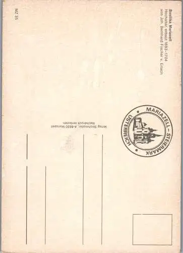 60211 - Steiermark - Mariazell , Hochaltar - nicht gelaufen