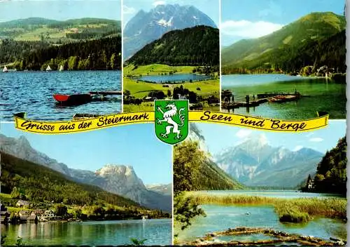 60231 - Steiermark - Seen und Berge , Packersee , Putterersee , Erlaufsee , Grundlsee , Leopoldsteinersee