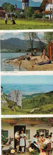 60246 - Deutschland - Chiemsee , 12 Farbaufnahmen , Leporello - nicht gelaufen 1971