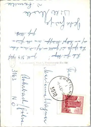 60257 - Niederösterreich - Zwettl , Zisterzienserstift - gelaufen 1967