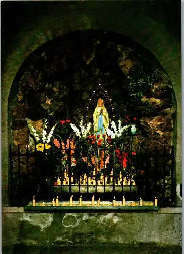 60270 - Italien - Bozen , Lourdes Grotte , Franziskanerkirche - nicht gelaufen 1968