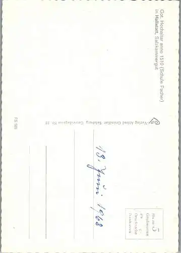 60275 - Oberösterreich - Hallstatt , Hochaltar - nicht gelaufen 1968