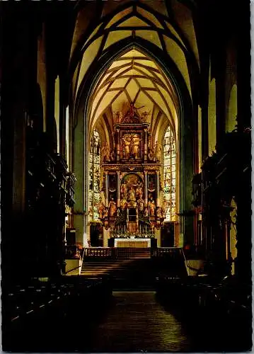 60286 - Oberösterreich - Mondsee , Kirche , Hochaltar - nicht gelaufen 1970