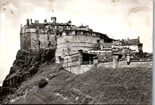 60313 - Schottland - Edinburgh , Castle from Johnston Terrace - nicht gelaufen