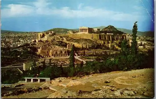 60329 - Griechenland - Athen , View of the Acropolis - nicht gelaufen