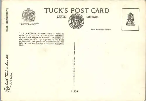 60335 - Großbritannien - London , The Mansion House - nicht gelaufen