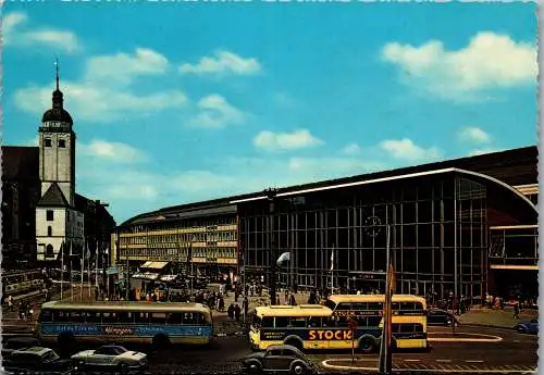 60340 - Deutschland - Köln , Hauptbahnhof , Bahnhof , VW Käfer , Bus , Stock - nicht gelaufen