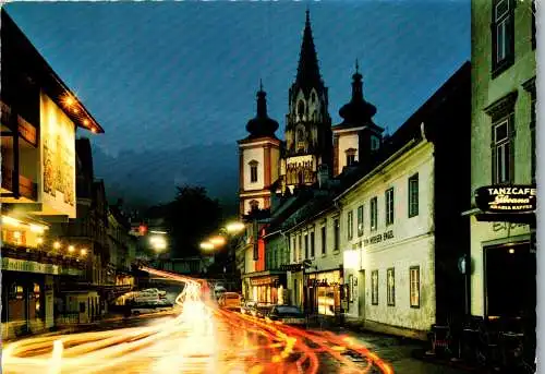 60347 - Steiermark - Mariazell , Grazer Straße mit Basilika - nicht gelaufen