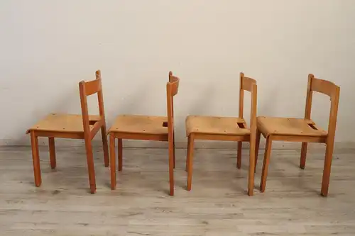 Ausziehbarer schwedischer Esstisch & Stühle, 1970er