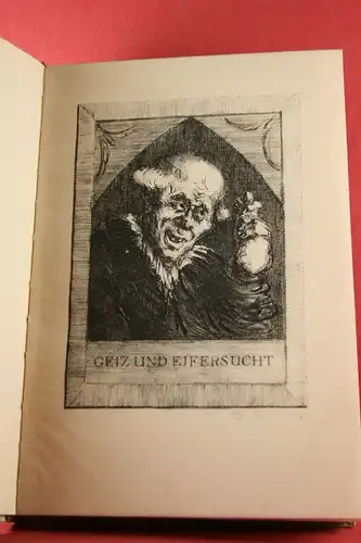 Cervantes, Miquel de: Der eifersüchtige Estremadurer- Mit  8 Original-Lithographien von Bernhard Lorenz [signiert]. 