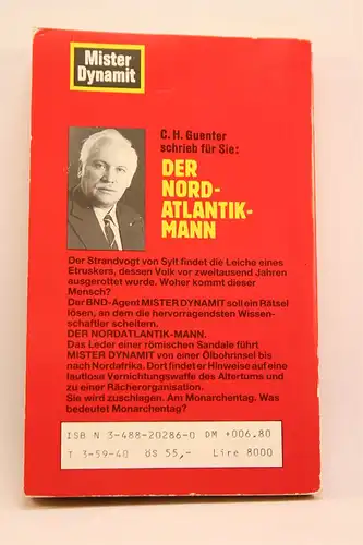 C.H. Guenter: Der Nordatlantik-Mann. [Mister Dynamit, Bd. 649]. 