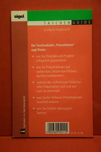 Claudia Nöllke: Präsentieren. [Sigel TaschenGuide]. 