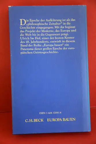 Im Hof, Ulrich: Das Europa der Aufklärung. [Europa Bauen]. 