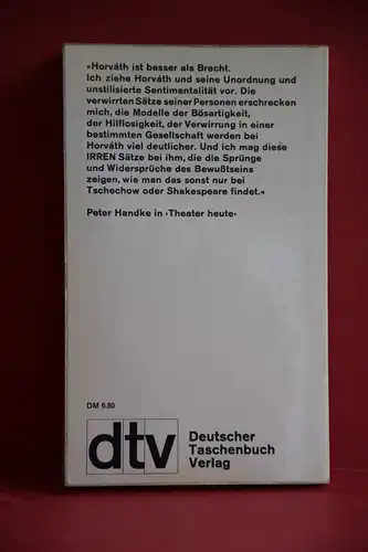 Ödön von Horváth: Zur schönen Aussicht / Die Unbekannte aus der Seine / Figaro läßt sich scheiden. Komödien. 