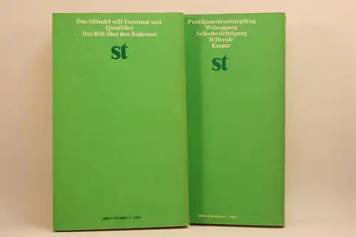 Peter Handke: Stücke I+II. [suhrkamp taschenbuch  43 +101]. 