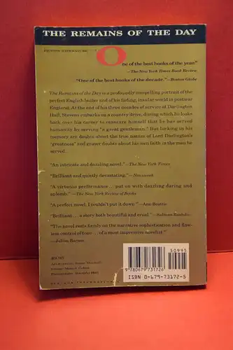 Kazuo Ishiguro: The Remains of the Day. 