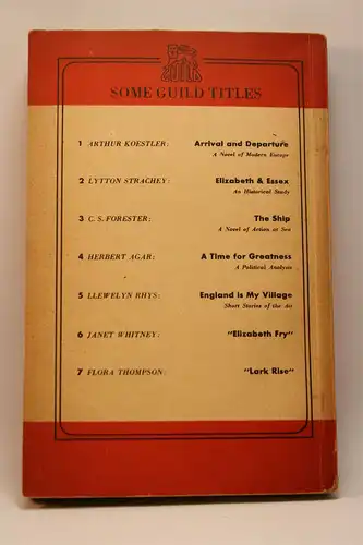 Arthur Koestler: Arrival and Departure. 