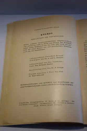 Zänkert, Adolf Dr. / Lieselotte: Lebensstätten zwischen Strand und Alpen. 