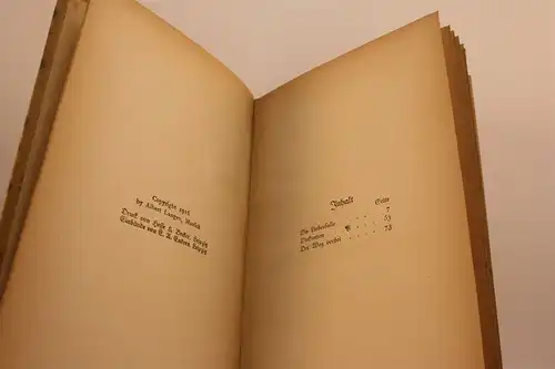 Otto Soyka: Die Liebesfalle und andere Novellen. [Langens Markbücher Bd. 16; Eine Sammlung moderner Literatur]. 