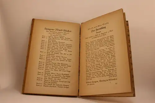 Otto Soyka: Die Liebesfalle und andere Novellen. [Langens Markbücher Bd. 16; Eine Sammlung moderner Literatur]. 