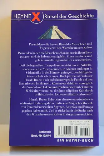 Harald Braem: Die Geheimnisse der Pyramiden. Auf der Suche nach dem Rätsel ihrer Entstehung. 