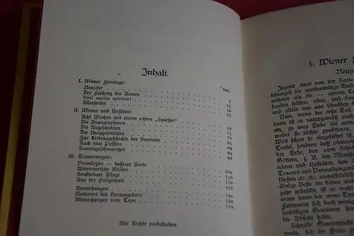 Schlögl , Friedrich: Wiener Skizzen. [Deutsche Hausbücherei hrsg. v. der Volksbildungsstelle des Bundesministeriums für Unterricht;  Bd. 76]. 