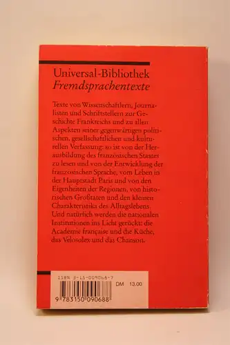 La France. Regards sur un pays voisin: eine Textsammlung zur Frankreichkunde. 