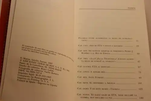 Antolín, Matías: Soares Gamboa, agur, ETA. El adios a las armas de un militante historico. 