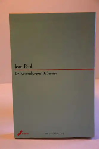 Jean Paul: Dr. Katzenbergers Badereise.. [Romantiker Bd. 2]. 