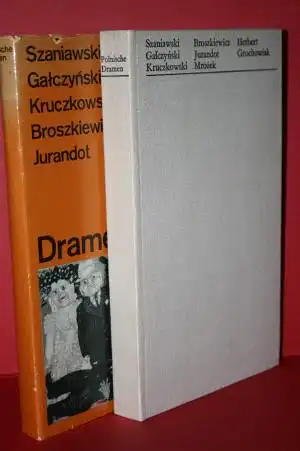 Jerzy Szaniawski;  Konstanty Ildefons Galczynsk; Leon Kruczkowski; Jerzy Broszkiewicz; Jerzy Jurandot; Slowomir Mrozek; Zbigniew Herbert ; Stanislaw Grochowiak: Polnische Dramen:  Zwei Theater; Die Zentralheizung; Der Tod des Gouverneurs; Skandal in Hellb