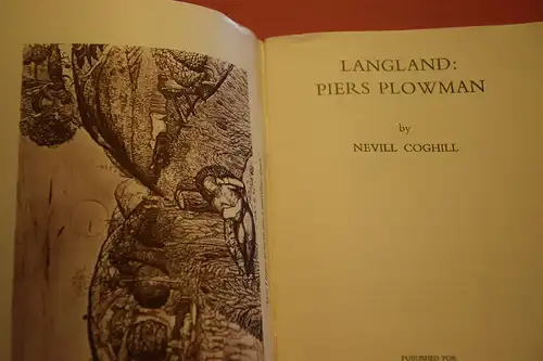 Coghill, Nevill: Langland: Piers Plowman. [Writers and their work ; no. 174.]. 