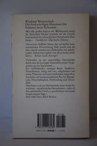 Woinowitsch, Wladimir: Die denkwürdigen Abenteuer des Soldaten Iwan Tschonkin. Roman. Roman. 