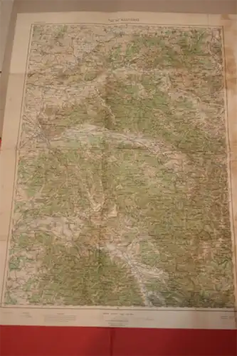 Nagyvárad és környéke/ Nagyvárad und Umgebung; térkép, map, Karte. 