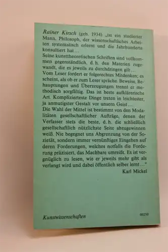 Rainer Kirsch: Ordnung im Spiegel. Essays, Notizen, Gespräche. 