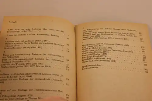 Rainer Kirsch: Ordnung im Spiegel. Essays, Notizen, Gespräche. 