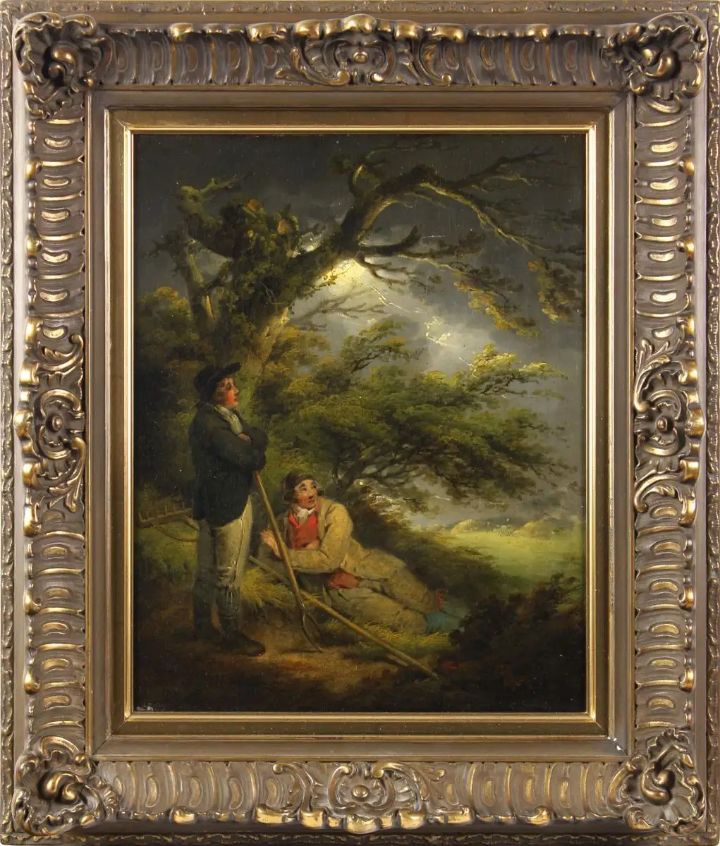 George Morland (1763-1804), Aufziehendes Gewitter, 1794 1