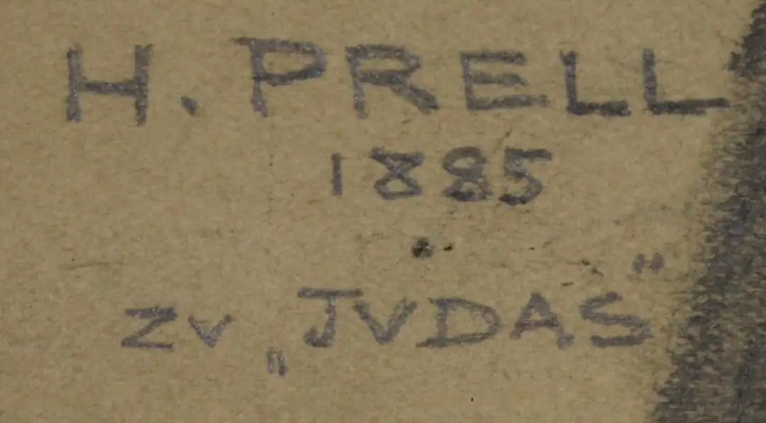 Hermann Prell (1854-1922), Brustbild eines Pharisäers, 1885 2