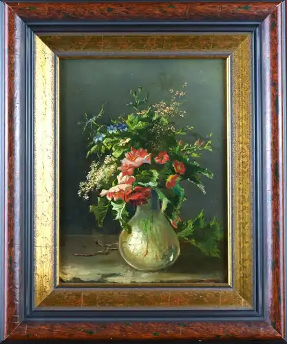 Jean-Baptiste Robie (1821-1910), Stillleben mit Wiesenblumen
